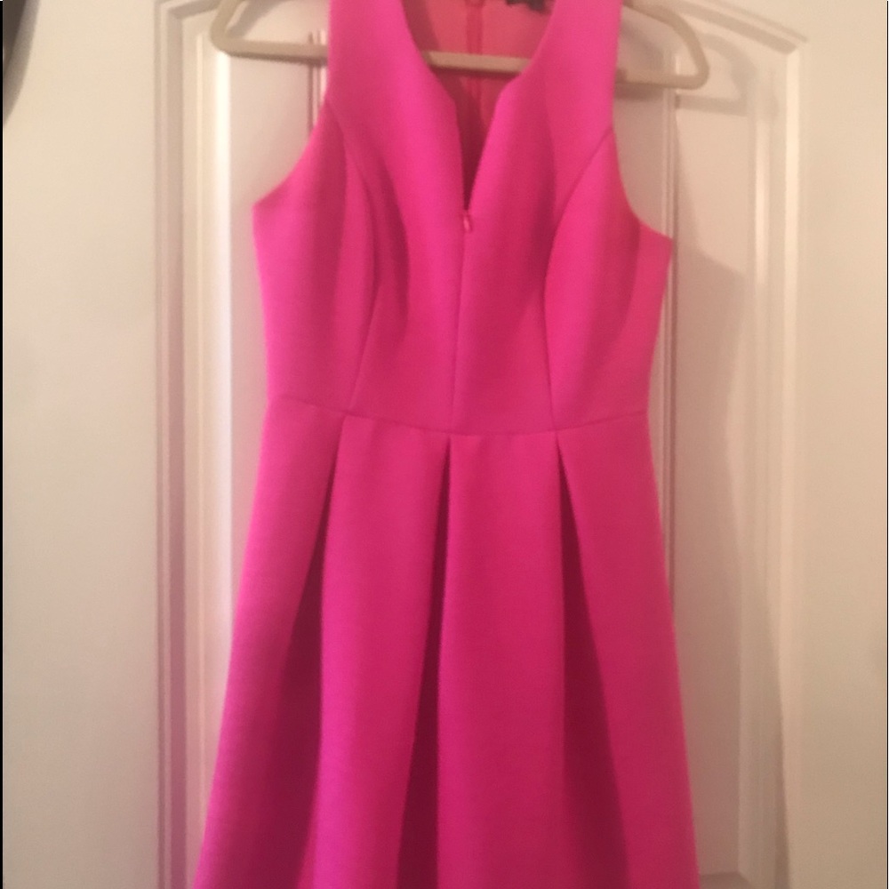 Hot pink dress